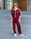 Happiness Zipper Winter Track Suit